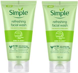 Simple Refreshing Facial Wash 150 ml each ( Pack of 2) Face Wash