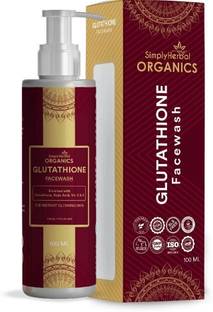 Simply Herbal Organics L-Glutathione for Glowing Skin Enriched with Aloevera, Vitamin C & E Face Wash