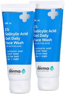 The Derma Co 1% Salicylic Acid  Gel for Acne with Salicylic Acid & Witch Hazel Face Wash