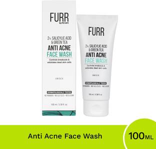 FURR 2% Salicylic Acid & Green Tea Anti Acne Face wash for Men & Women Face Wash
