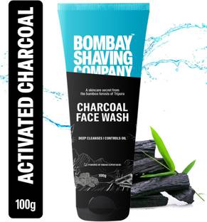 BOMBAY SHAVING COMPANY Removes Excess Oil & Dirt | Gives Glowing Skin for Men with Bamboo Charcoal Face Wash