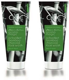 Aroma Magic Activated Bamboo Charcoal Pack Of 2 Face Wash
