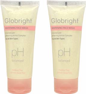 Globright Whitening  100 ml| Berberry & Green Tea | Paraben free Face Wash