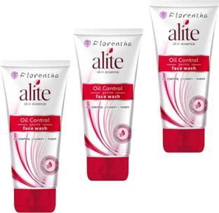 FLORENTHA LITE OIL CONTROL FACEWASH FOR OIL FREE GLOWING SKIN PACK OF- 70g x 3 Face Wash
