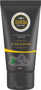 Alloes Pharmaceuticals Charcoal , Fights Pollution and Acne, Oil Control For Men & Women  Face Wash