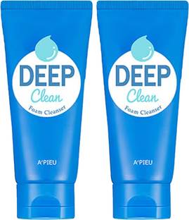 A'Pieu Deep Clean Cleansing Foam for Removing Dirt and Impurities K Beauty Face Wash