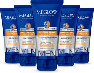 meglow Instant Glow Facewash For Daily Use with Vitamin E for Healthier & Brighter Skin Face Wash