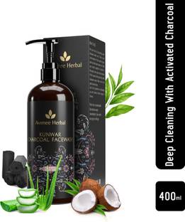 Avimee Herbal Kunwar Charcoal Facewash | Oil & Dust Free Skin | Activated Charcoal Face Wash
