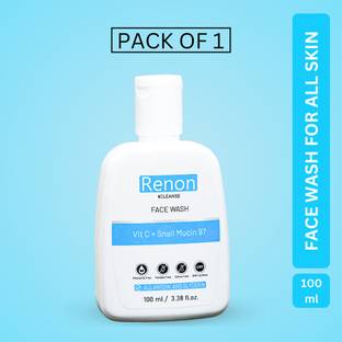 Renon Vitamin C and Snail Mucin Facewash| Sulphate and Paraben Free| All Skin Type Face Wash