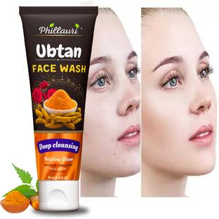 Phillauri Ubtan  For Oily Skin Tan Removal and Skin Brightening Face Wash