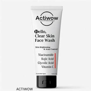 ACTIWOW Hello Anti-Blackhead  with Scrub Particles Face Wash