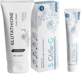 DEXTRON Glutathione  for Skin Lightening & S Glow-G Cream for Brightening and Maintaining Even Skin Tone Face Wash