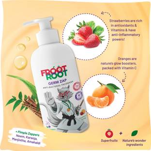 FROOT ROOT Germ Zap  for Tweens and Active Kids (5-12)| Face Wash