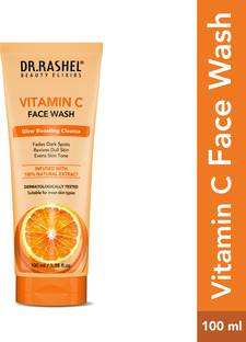 DR.RASHEL Vitamin C with Natural Extracts for Bright & Glowing Skin | All Skin Types Face Wash