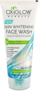 OXYGLOW Skin Whitening ,Cleans Pores, Removes Blackhead & Improves Blemishes Face Wash