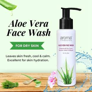 AROMA TREASURES Aloe Vera  100 ml Face Wash