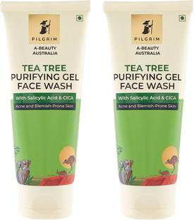 Pilgrim Tea Tree Purifying Gel  For Acne-Prone Skin With Salicylic Acid & CICA Face Wash