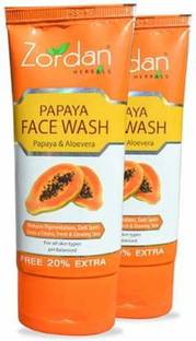 ZORDAN Papaya  (60mlX2=120ml) Face Wash