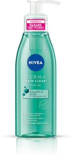 NIVEA Derma Skin Clear Wash Gel with Salicylic Acid & Niacinamide | For Clear Skin Face Wash