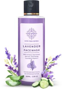 Mystic pure ayurveda Lavender And Iris  for Anti-Aging & Skin Nourishment- 100 ml - SLS & Paraben Free  Face Wash