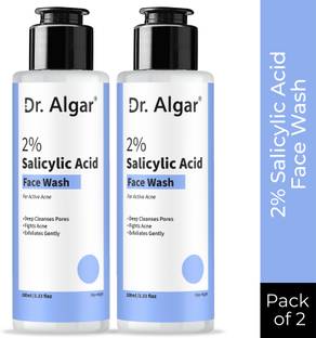 Dr. Algar 2% Salicylic Acid For Oily Skin | Anti Face Cleanser For Acne Or Pimples  Face Wash