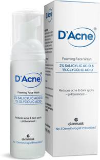 D'ACNE Foaming | 2% Salicylic and 1% Glycolic Acid| For Oily , Acne-prone Skin | Dacne Face Wash