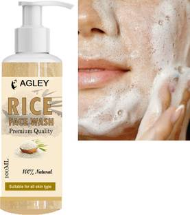 AGLEY Rice Brightened Skin | Korean Skin Care Product | For All Skin Types  Face Wash