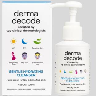 derma decode Gentle Hydrating Cleanser for Dry skin and Sensitive skin Face Wash