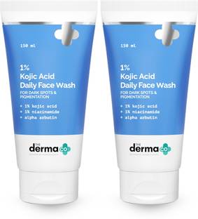The Derma Co 1% Kojic Acid with Niacinamide & Alpha Arbutin For Dark Spots, Blemishes & Pigmentation  Face Wash