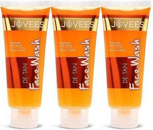 JOVEES De-Tan 120Ml (Pack of 3)  (360 ml) Face Wash