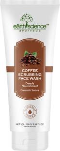 Earth Science Ayurveda Coffee Scrubbing  W/ Mulethi & Aloe Vera for Moisturizing & Detoxifying Face Wash