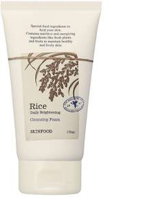 Skinfood Rice Daily Brightening Cleansing Foam for Removes Impurities & Cleanses Face Wash