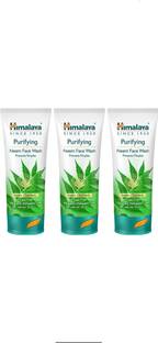 Himalaya Men Purifying neem face wash pack of 3 Face Wash