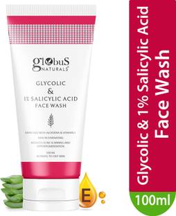 Globus Naturals Glycolic & 1% Salicylic Acid Face Wash