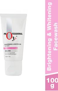 O3+ Brightening & Whitening  with Cucumber and Aloe Vera Extracts Face Wash