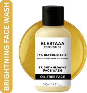 blestaaa essentialss 5% Glycolic Acid  with A Hydration & Multivitamin Gently Cleanses & Reduces Tan  Face Wash