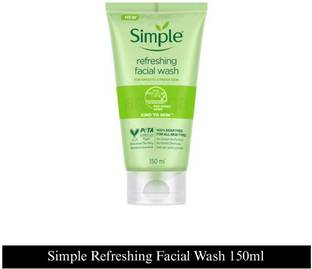 Simple Kind to Skin Refreshing Facial Wash Soap Free Formula Face Wash