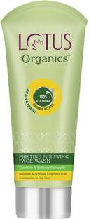 लोटस ऑर्गेनिक्स+ Pristine Purifying Face Wash | Removes Excess Oil & Helps Prevent Breakouts फेस वॉश