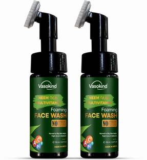 vasokind Neem With Muti vitamin Foaming Facewash Face Wash
