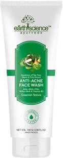 Earth Science Ayurveda Anti Acne  ( AHA + BHA + PHA ), Niacinamide to Clear Acne & Acne Marks Face Wash