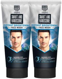 Smart & Handsome Instant Brightening |Washes off Fine Pollutants|150GM Each Face Wash