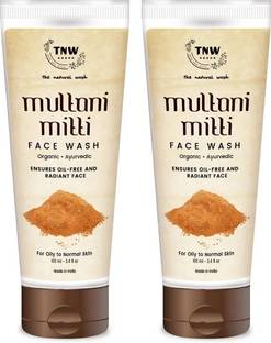 TNW - The Natural Wash Multani Mitti  | Oil Control | Prevents Acne Face Wash