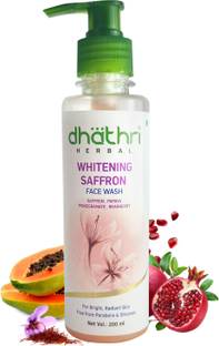 Dhathri Saffron  for Glowing Skin|Ayurvedic  for All Skin Types Face Wash