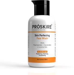 Proskire Skin Perfecting  With Niacinamide, Ceramides & Licorice Ext For Brighter, Glowing & Oil Free Skin Face Wash