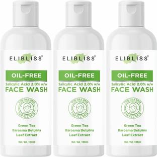 ELIBLISS Salicylic Acid with Green Tea and Leaf Extract  for Oil Free Skin Face Wash