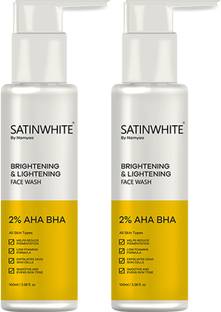 Namyaa AHA BHA Brightening & Lightening Facewash | Pack of 2 | 200ml Face Wash