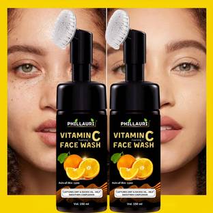Phillauri Vitamin C Foaming Facewash For Skin Lightening & Tan Removal Facewash | Face Wash