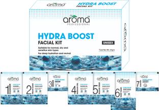 alaroma Hydra Boost 7-Step Facial Kit - Ultimate Hydration and Radiance for Glowing Skin