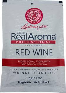 Topmax real aroma REALAROMA PROFESSIONAL RED WINE FACIAL SINGLE USE 72G