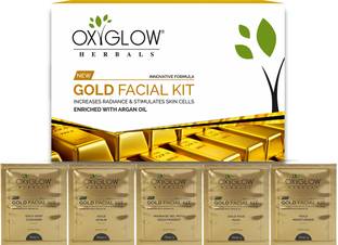 OXYGLOW Gold Facial Kit for Instant Bright & Glowing Skin